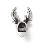 304 Stainless Steel Pendants, Deer Head