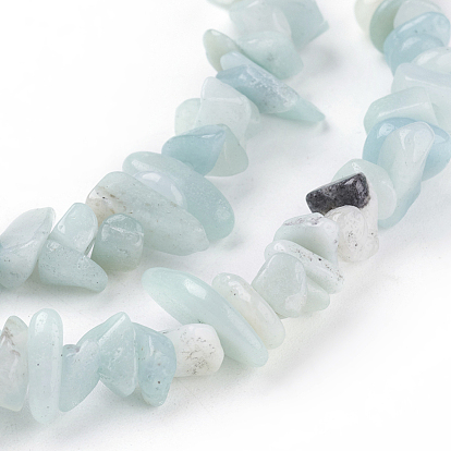 Natural Amazonite Beads Strands, Chips
