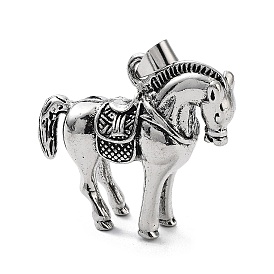 Tibetan Style Alloy Pendants, Horse Charms