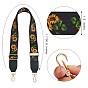 Wide Polyester Purse Straps, Replacement Adjustable Shoulder Straps, Retro Removable Bag Belt, with Swivel Clasp, for Handbag Crossbody Bags Canvas Bag