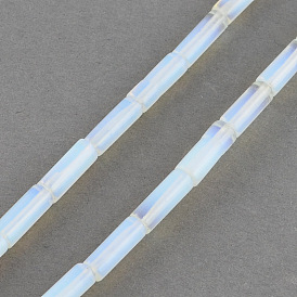 Opalite бисер пряди, трубка, 13x4~5 мм, отверстие : 1 мм, около 27~30 шт / нитка, 15.3 дюйм