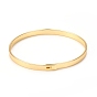 Classic Rack Plating Brass Bangles for Women Men, Long-Lasting Plated, Cadmium Free & Lead Free