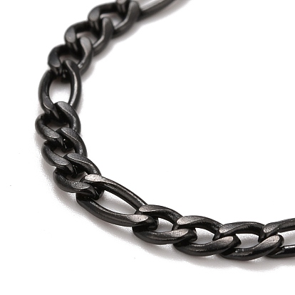 304 браслеты-цепочки из нержавеющей стали для женщин и мужчин, Фигаро браслеты-цепочки