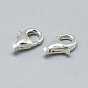 925 Sterling Silver Lobster Claw Clasps, with 925 Stamp