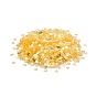 Perles de paillettes en plastique, éclat doré, décorations artisanales à coudre, trèfle