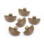 Tibetan Style Alloy Pendants, Lead Free and Cadmium Free, 25mm wide, 17.5mm long, hole: 3mm