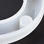 Moldes de silicona para velas con forma de línea ondulada diy, moldes de resina, para resina uv, fabricación artesanal de resina epoxi