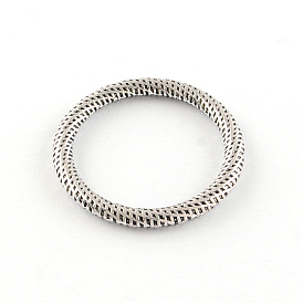 Tibetan Style Alloy Linking Rings, Circle Frames, Cadmium Free & Lead Free, 29.5x3mm, about 285pcs/1000g