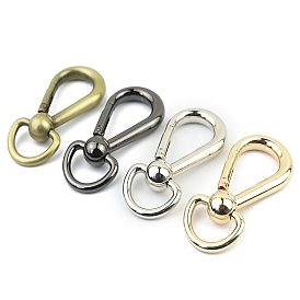 Alloy Swivel Clasps, Swivel Snap Hook, for Bag Buckle Accessories Makings
