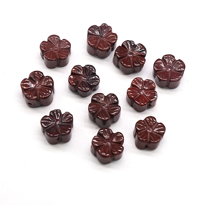 Natural Red Jasper Beads, Flower