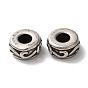 304 Stainless Steel European Beads, Large Hole Beads, Rondelle