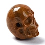 Natural Mookaite Beads, Halloween Skull