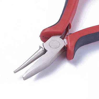 Carbon Steel Jewelry Pliers for Jewelry Making Supplies, Round Nose Pliers, Wire Looping Pliers, Ferronickel, 135mm