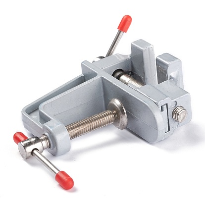 Mini tornillo de banco de mesa de aleación de aluminio, mini herramienta de sujeción en miniatura