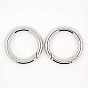 Alloy Spring Gate Rings, O Rings, 35x5mm, Inner Diameter: 25mm