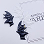 Accessoires d'ornement ailes maléfiques en simili cuir, pour les accessoires de cheveux bricolage, vêtements à thème halloween, gauche droite