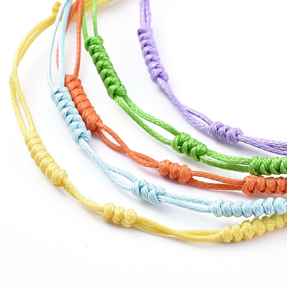 Bracelets polyester cordon réglable korean cirées