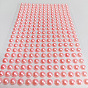 Plastic Pearl Face Decorative Stickers, Half Round Pearl Decals for Face Makeup, DIY Scrapbooking