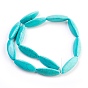 Synthetic Turquoise Beads, Mixed Shapes, Dyed, 7~30x8~10mm, Hole: 1mm, about 12strands/kg
