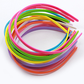 Candy-colored Hair Accessories for Women - Plastic Acrylic Hair Clips and Headbands