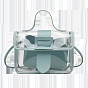 PU Leather Crossbody Bags, Transparent Women Handbags