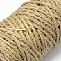 Jute Cord, Jute String, Jute Twine, 5 Ply, for Jewelry Making, 5mm, about 27.34 yards(25m)/roll, 15rolls/bag