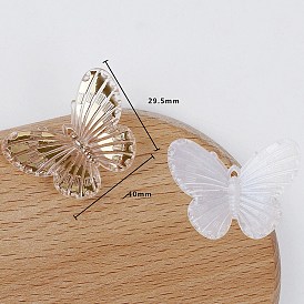 Handmade Acrylic Beads, Butterfly