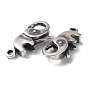 925 Thailand Sterling Silver Lobster Claw Clasps, Elephant, with 925 Stamp