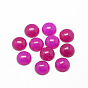 Natural White Jade Cabochons, Dyed, Half Round/Dome