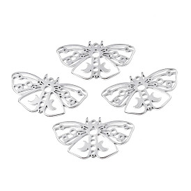 201 Stainless Steel Pendants, Butterfly