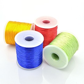 Flat Elastic Crystal String, Elastic Beading Thread, for Stretch Bracelet Making, 0.5mm, about 546.8 yards(500m)/roll