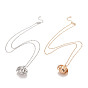 Alloy Multi Picture Photo Ball with Wings Locket Pendant Necklace for Women