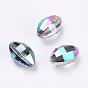 Imitation Austrian Crystal Beads, Grade AAA, Faceted, Oval