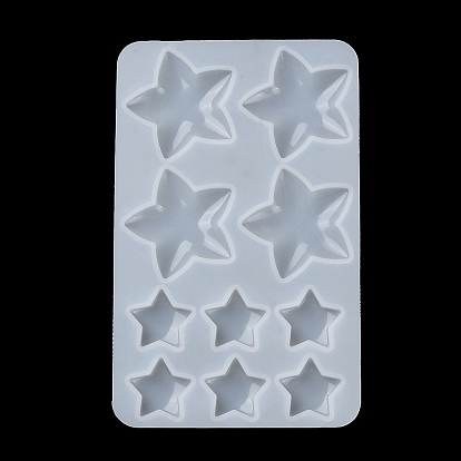 Star Cabochon DIY Silicone Molds, Resin Casting Molds, for UV Resin, Epoxy Resin Craft Making