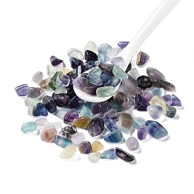 Natural Fluorite Beads, Undrilled/No Hole, Chips