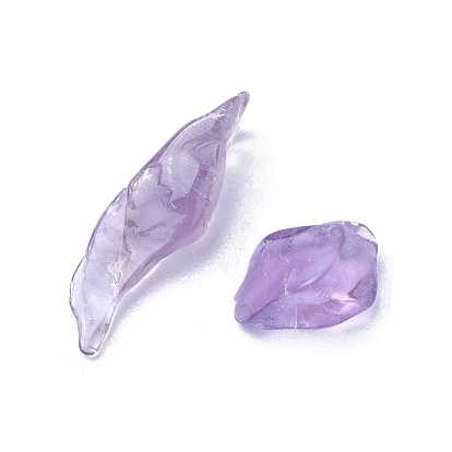 Perles de puces améthyste naturelle, pas de trous / non percés, 2~8x2~4 mm, environ 8500 pcs / 500 g