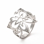 304 Stainless Steel Butterfly with Star Adjustable Ring for Women