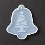 Рождественская тема DIY колокольчик с подвеской в виде дерева силиконовые формы, формы для литья смолы, для изготовления уф-смолы и эпоксидной смолы