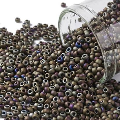 TOHO Round Seed Beads, Japanese Seed Beads, Matte, Metallic Colours