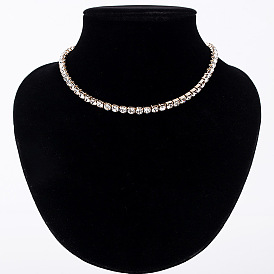 Sparkling Rhinestone Necklace Pendant for Fashionable Women - N062
