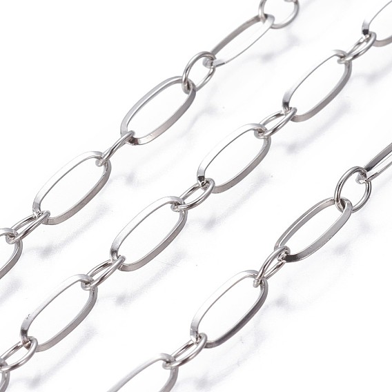 304 Stainless Steel Figaro Chains, Soldered