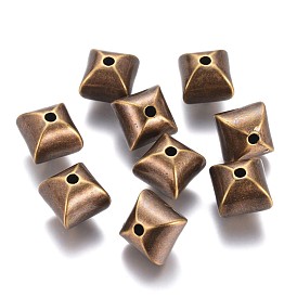 Ccb perles en plastique, cube, 11x11x10mm, Trou: 2mm