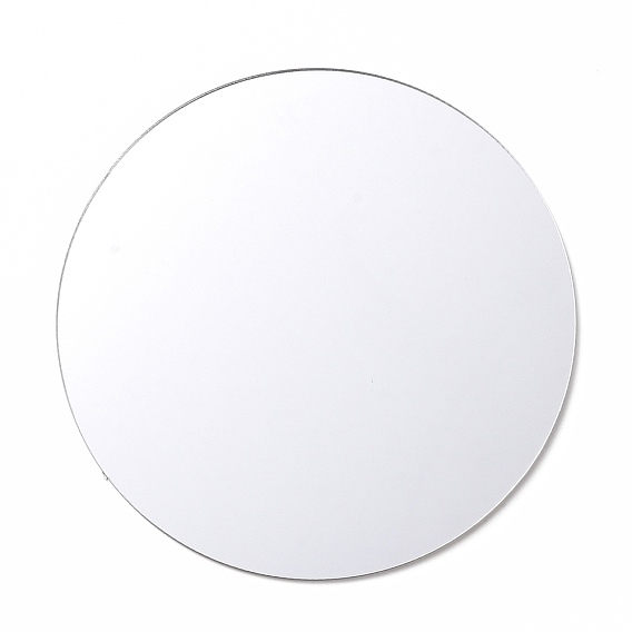 Плоское круглое зеркало из ПВХ, для складывания компактных форм для зеркальных крышек