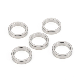 Stainless Steel Beads, Large Hole Beads, Ring