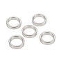 Stainless Steel Beads, Large Hole Beads, Ring