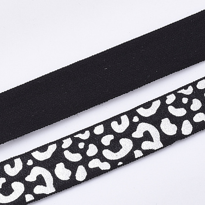 Flat Elastic Cord, with Pattern