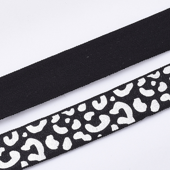 Flat Elastic Cord, with Pattern