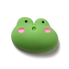 Opaque Resin Cabochons, Frog
