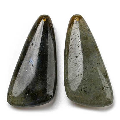 Natural Mixed Gemstone Pendants, Triangle