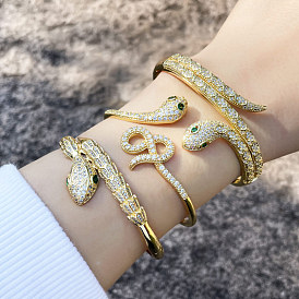 Fashionable Vintage Snake Bracelet - Unique, Exaggerated, Hip-hop, European and American Style